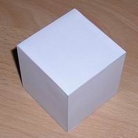 Kağıttan Küp Yapılışı - Küp Nasıl Yapılır Resimli Anlatımı