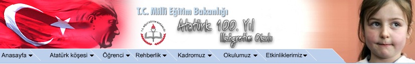 Okul sitesi flash banner